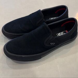 Vans Men's Black Slip-On Shoes Size 12